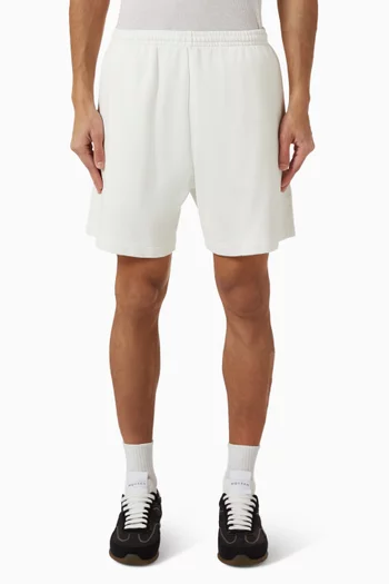 Straight Leg Shorts in Cotton Fleece
