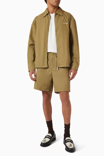 Text Logo Jacket in Ripstop