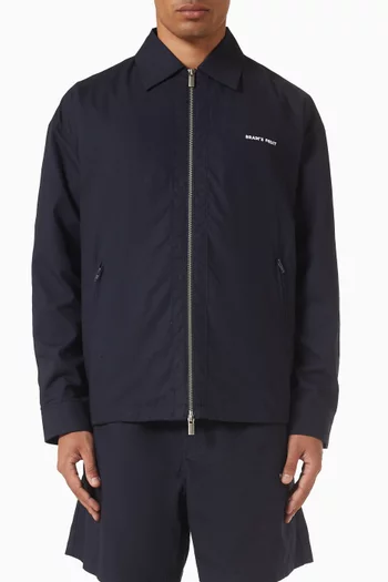 Text Logo Jacket in Ripstop