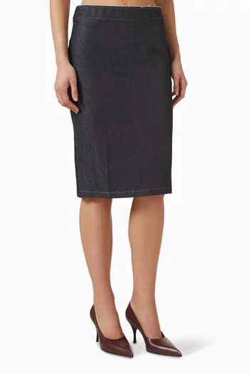 Pencil Skirt in Denim