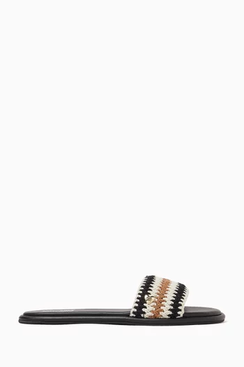 Shelly Crochet Slides