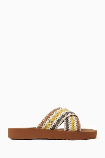 Sunny Love Crochet Slides