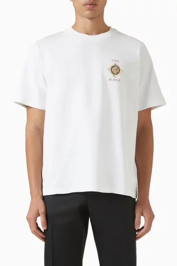 تي شيرت كلاسيكي بطبعة Plafond Orne de Musique‏ قطن عضوي