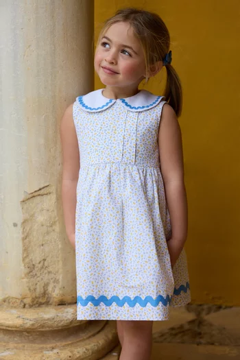 Emilia Collar Printed Dress