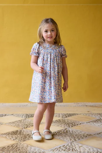Pepita Smocked Dress