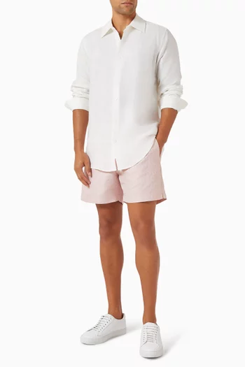 شورت سباحة بنقشة موزاييك جاكار