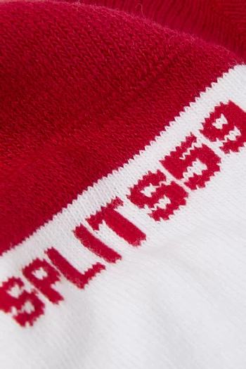 جوارب بطول الكاحل بشعار الماركة