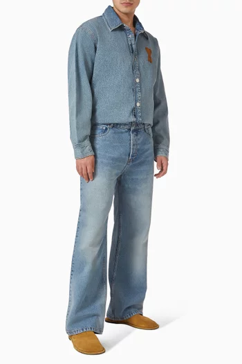 Large Fit Jeans in Denim