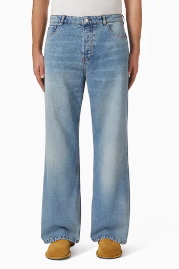 Large Fit Jeans in Denim