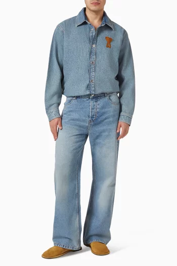 Ami De Coeur Overshirt in Denim