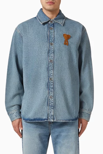 Ami De Coeur Overshirt in Denim
