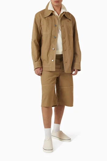 Worker Shirt Jacket in Cotton