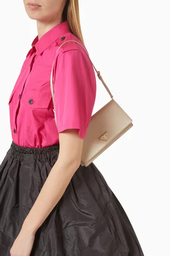 Mini Shoulder Bag in Satin