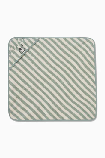 Albert Hooded Towel in Cotton