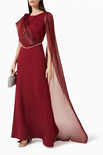 Drape Cape Dress