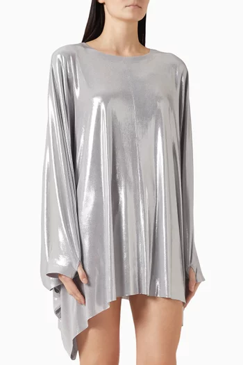 Mini Kaftan in Stretch-lame