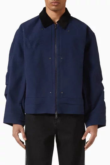 Premium Essentials Bomber Jacket  in Cotton