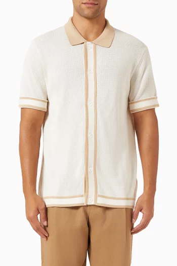 تي شيرت بولو جورج قماش منسوج