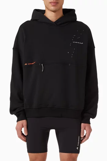 H.Koumori Running Hoodie in Cotton