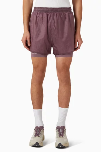 H.Koumori Running 2-in-1 Shorts