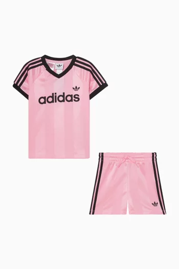 Trefoil Logo T-shirt & Shorts Set