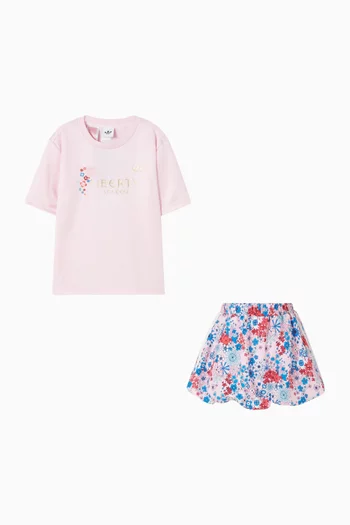 x Liberty London T-Shirt & Skirt Set