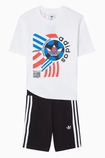 Graphic Print T-Shirt in Cotton