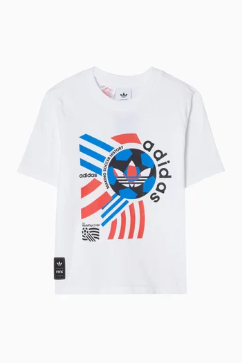 Graphic Print T-Shirt in Cotton