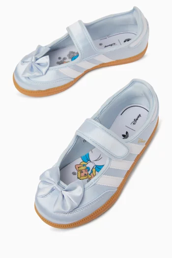 Samba Jane Ballerina Sneakers in Satin