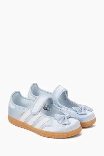 Samba Jane Ballerina Sneakers in Satin
