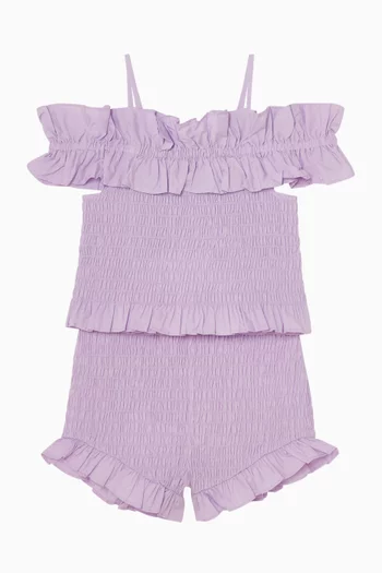 Mariposa Top in Cotton-poplin