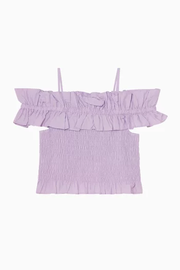 Mariposa Top in Cotton-poplin