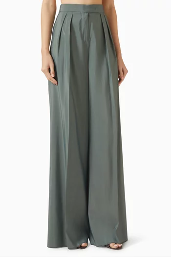 Tailored Wide-leg Pants