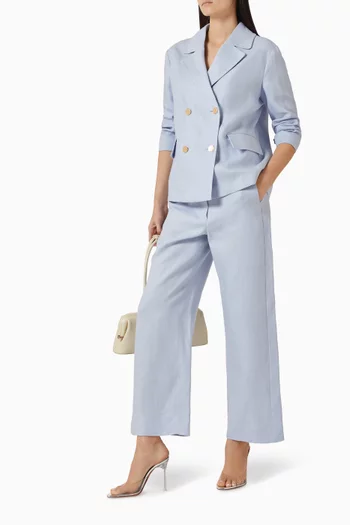 Straight-leg Drawstring Pants