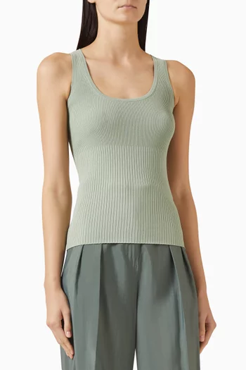 Ribbed Tank Top in Knit