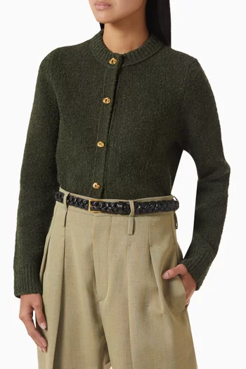 حزام سولو جلد مجدول