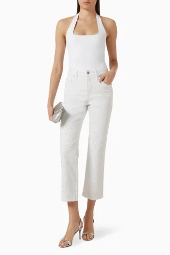 Good Icon Straight-leg Crop Jeans