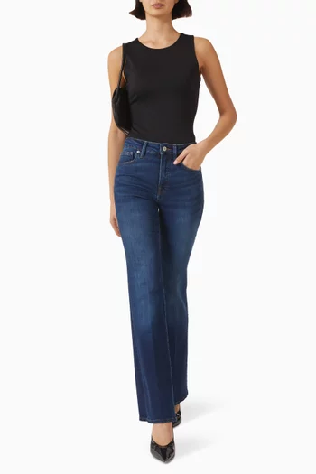 Compression Good Flared-leg Jeans