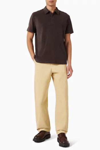 Julian Polo Shirt in Organic Cotton-terry