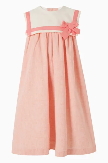 فستان ترابيز مزيج قطن وكتان