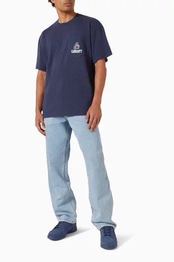 تي شيرت بوند كوربس بجيب قطن