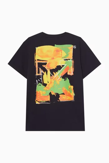 Arrow Acrylic T-shirt in Cotton