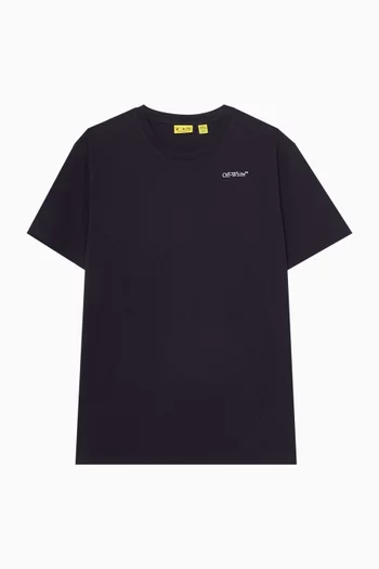 Arrow Acrylic T-shirt in Cotton