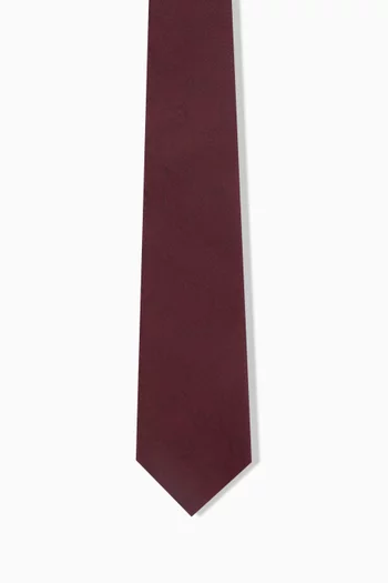 Jacquard Tie in Silk-cotton