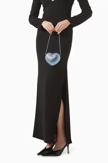 Petite Coeur L'amour Crystal-embellished Clutch