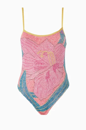 x By Poppy Tiffany Embellished One-piece Swimsuit