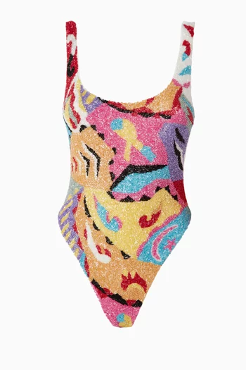 Boston Embellished One-piece Swimsuit