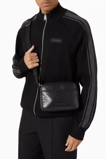 Emblem Camera Bag in Coated-canvas