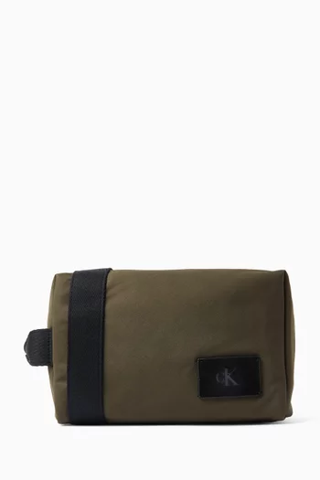 Dopp Kit Wash Bag in Canvas