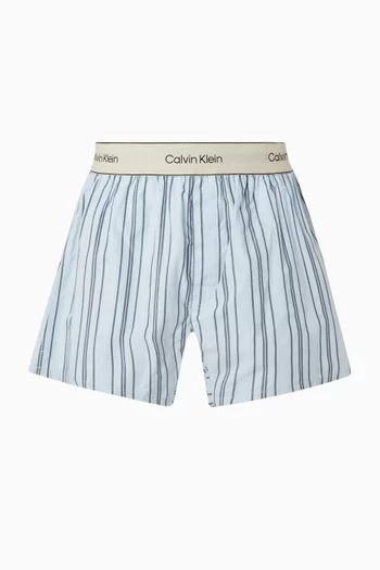 Logo Striped Boxers